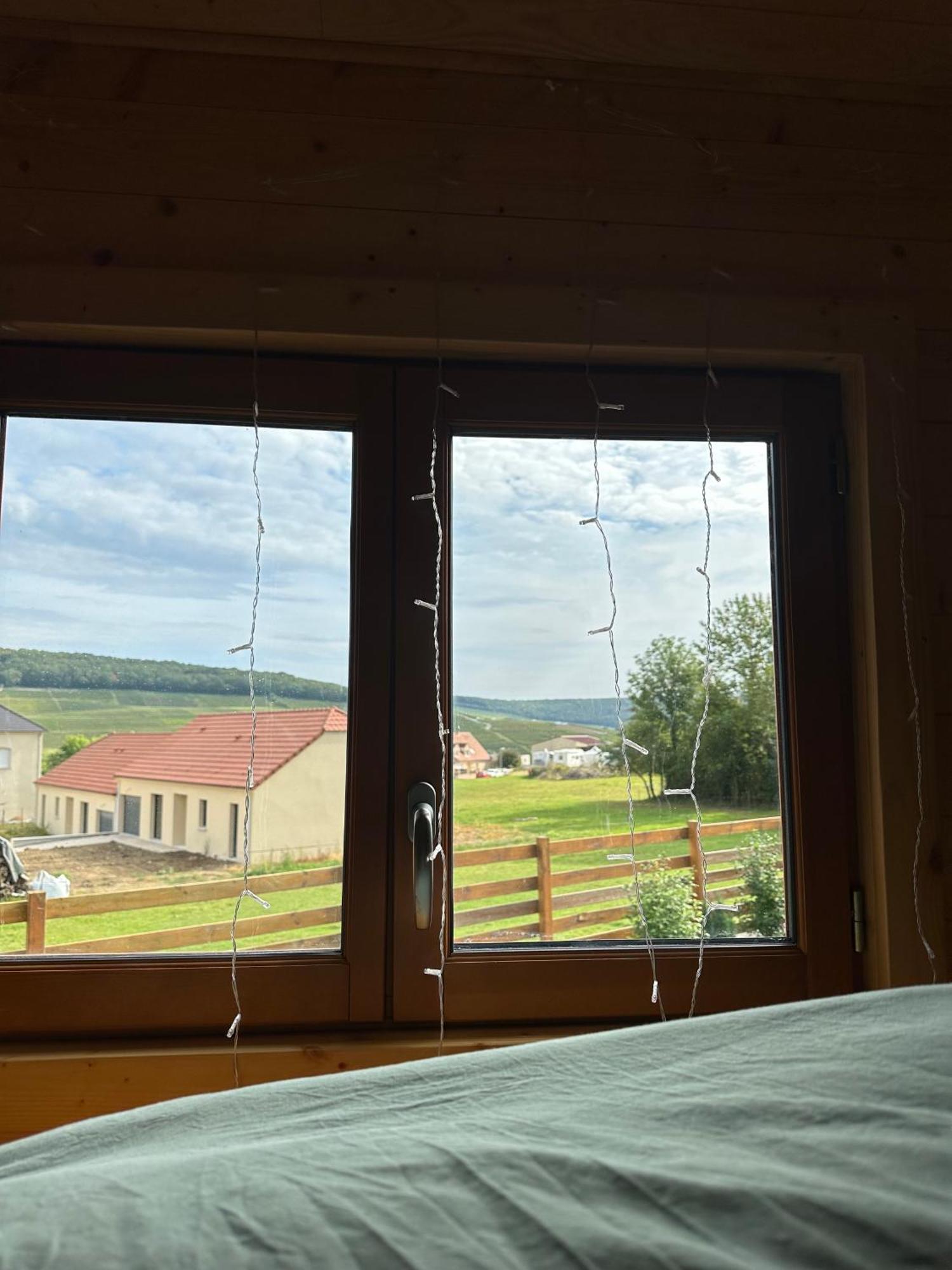 Chez Celia, Roulotte En Champagne Villa Fleury-la-Riviere Eksteriør billede