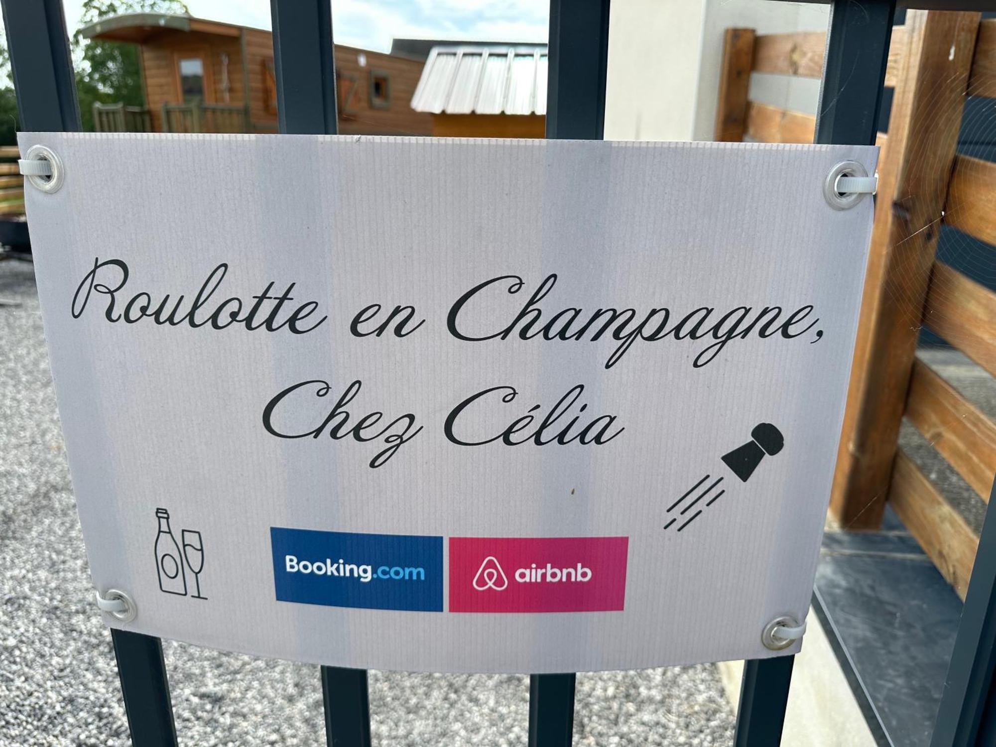 Chez Celia, Roulotte En Champagne Villa Fleury-la-Riviere Eksteriør billede